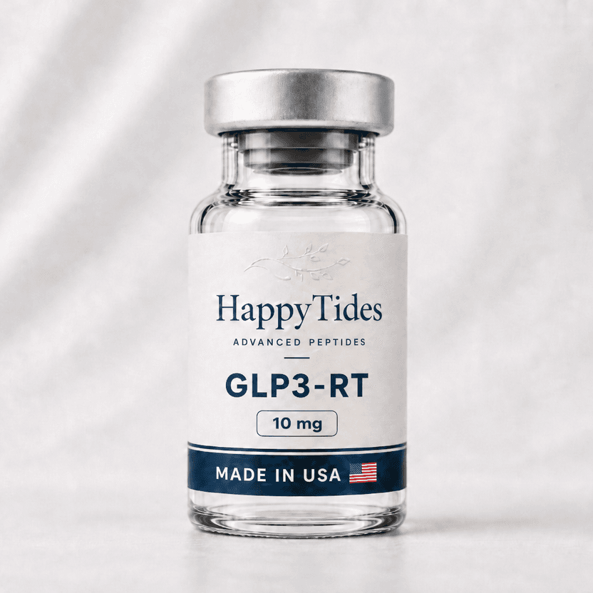 GLP3-RT - HappyTides research peptide vial